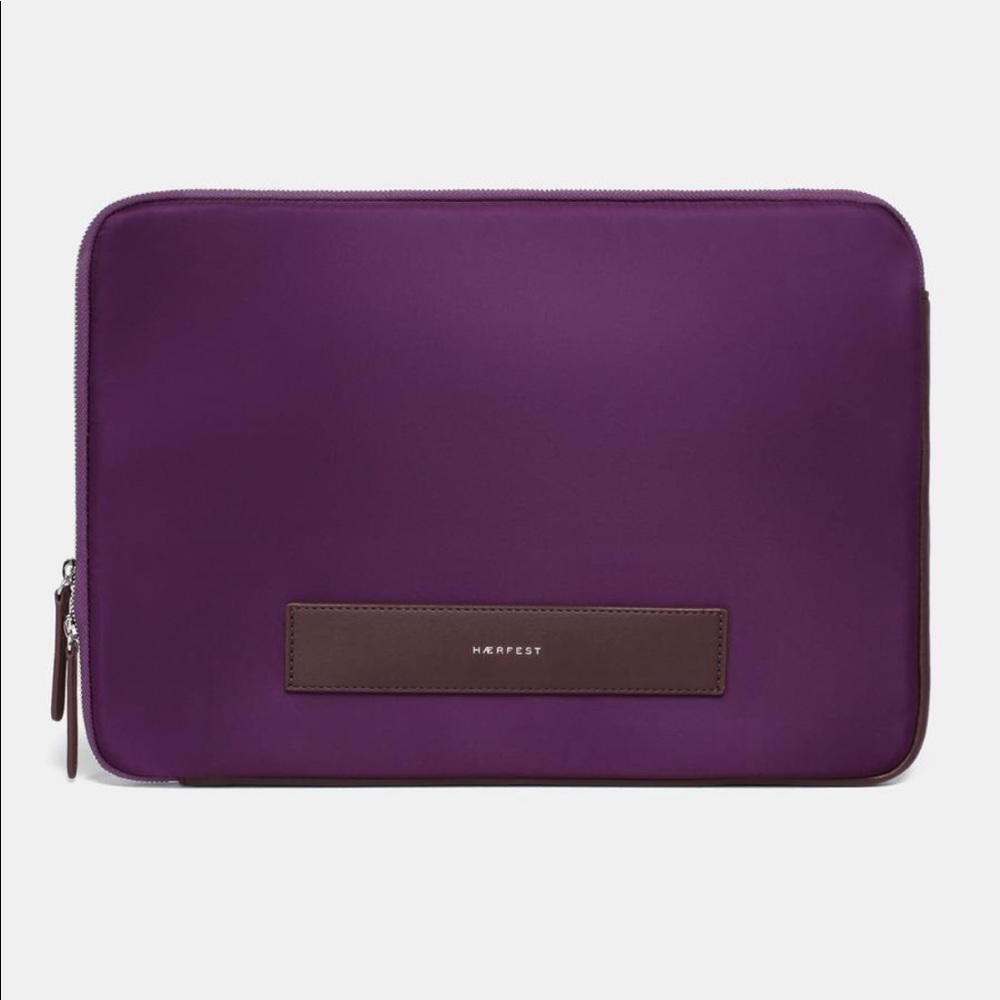 Haerfest purple laptop sleeve / bag / pouch